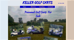 Desktop Screenshot of kellergolfcarts.com
