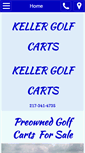 Mobile Screenshot of kellergolfcarts.com